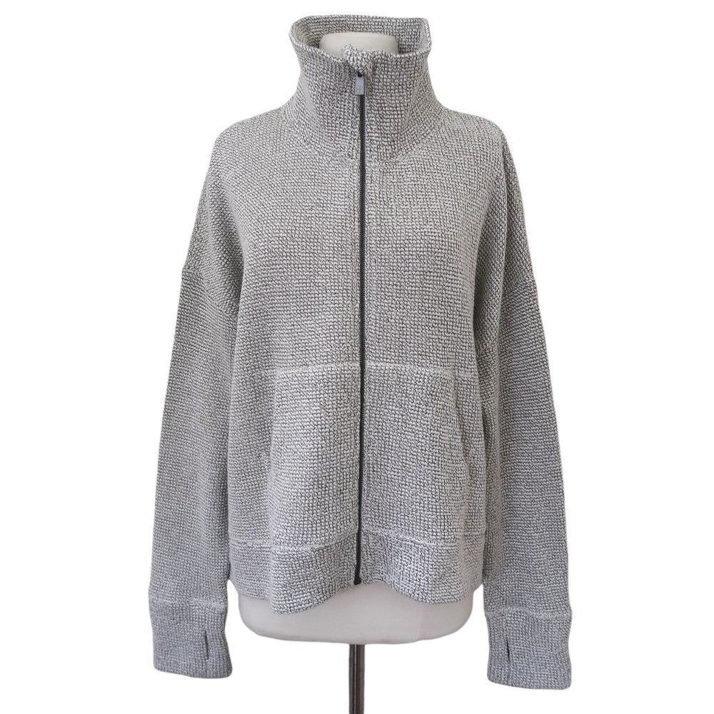 SWEATY BETTY Restful Boucle Zip Through Jacket